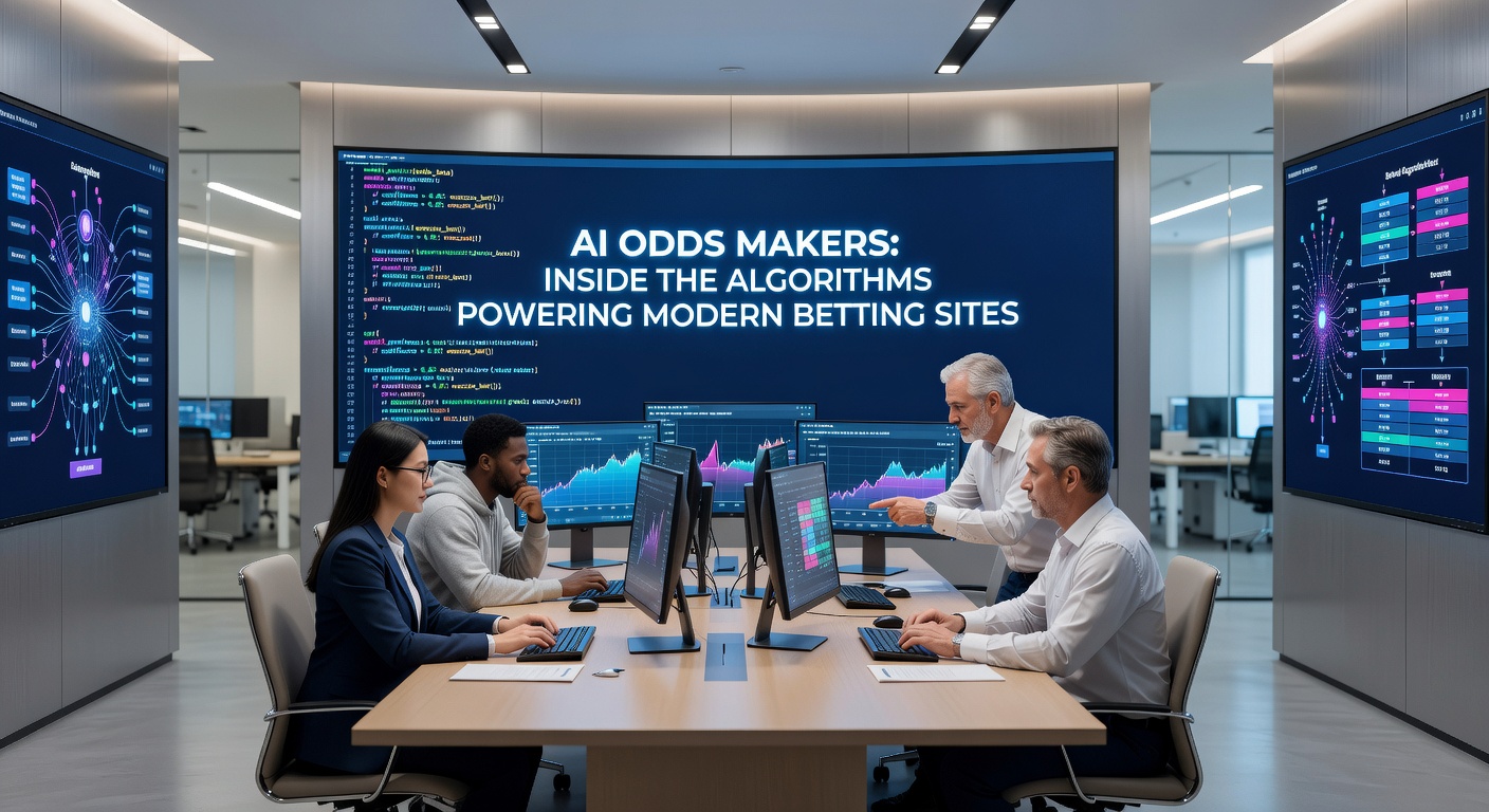 Flowchart depicting AI algorithms integrating real-time data streams for dynamic odds adjustment
