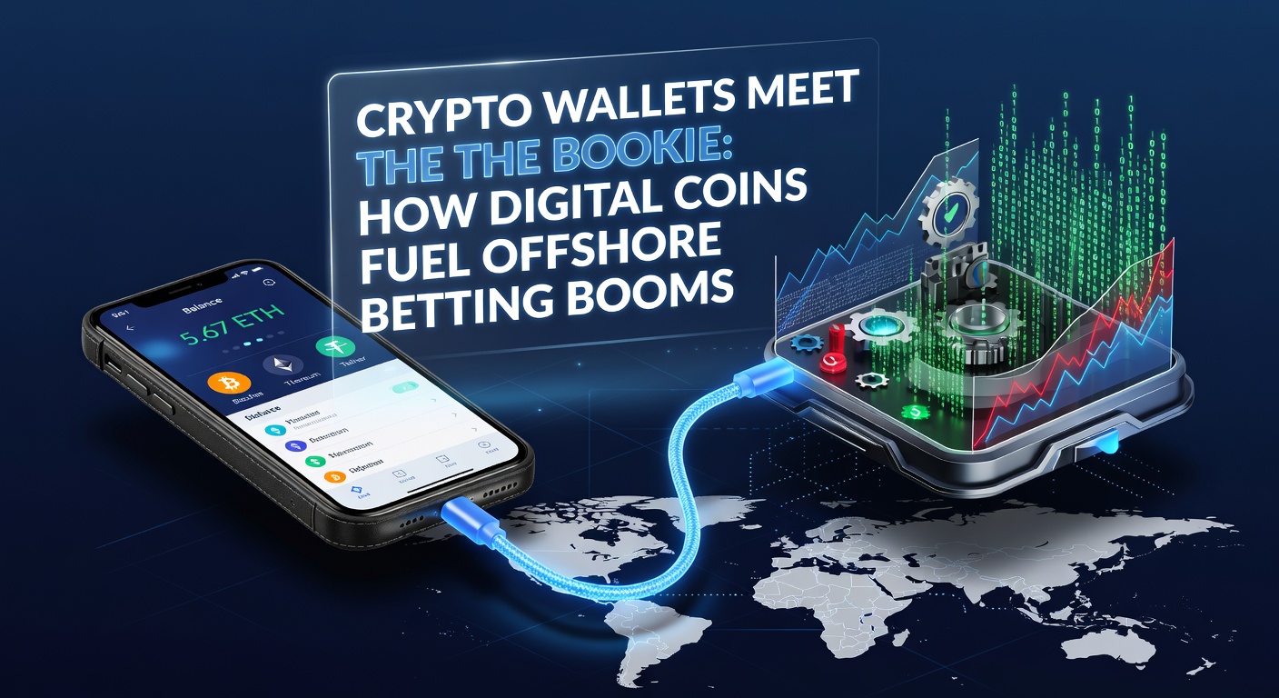 Offshore betting platform dashboard showing crypto deposit options, live odds, and blockchain transaction confirmations