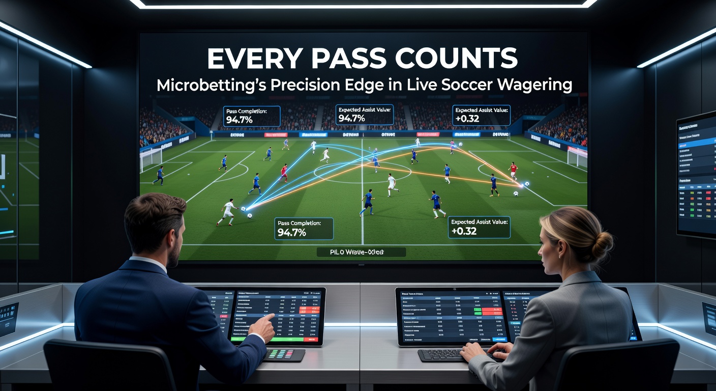 Close-up of a soccer bettor analyzing live stats on a mobile app during a match