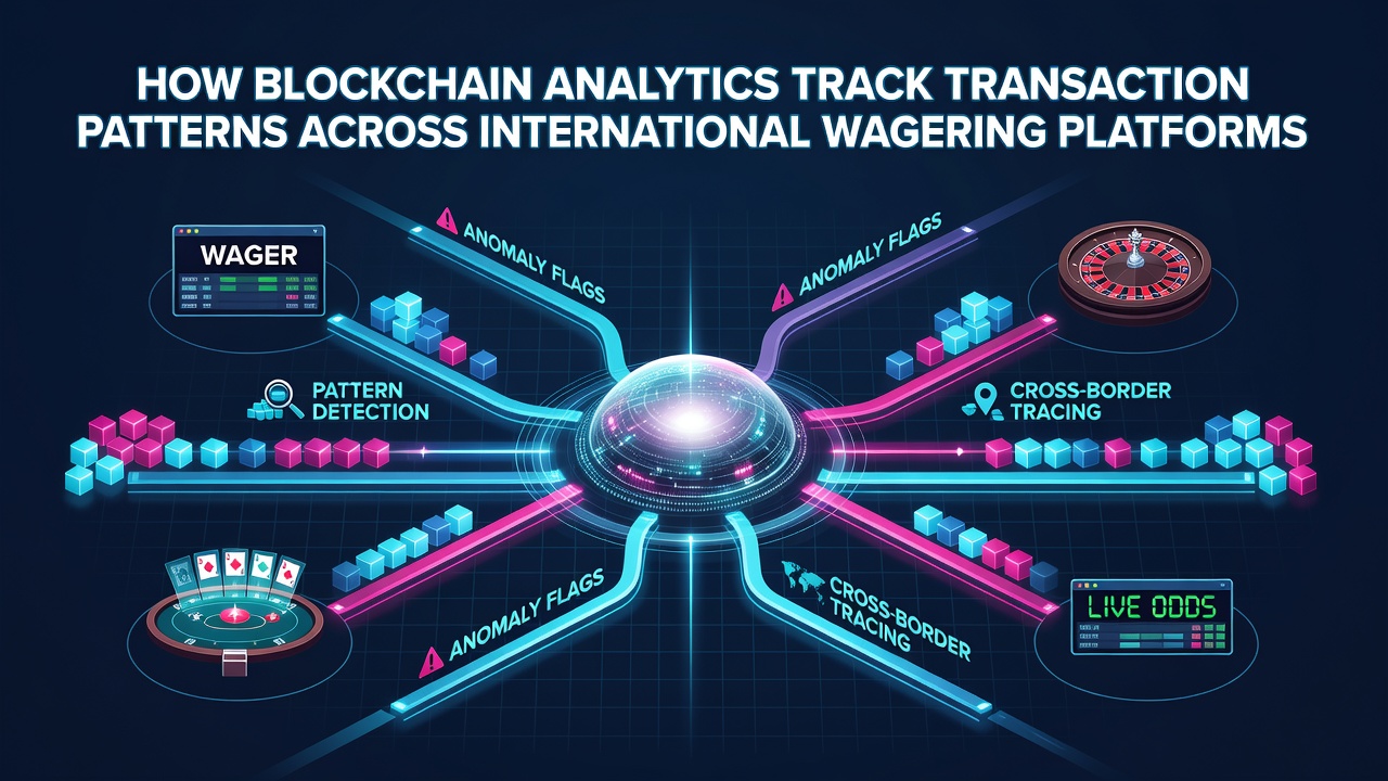 Illustration of blockchain transaction tracking in wagering platforms