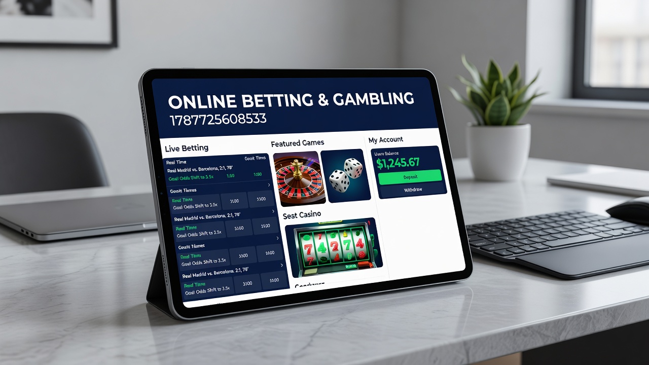 Security features and responsible gaming tools displayed on a digital betting interface