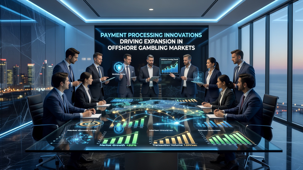 Advanced payment processing systems handling secure transactions for offshore gambling platforms