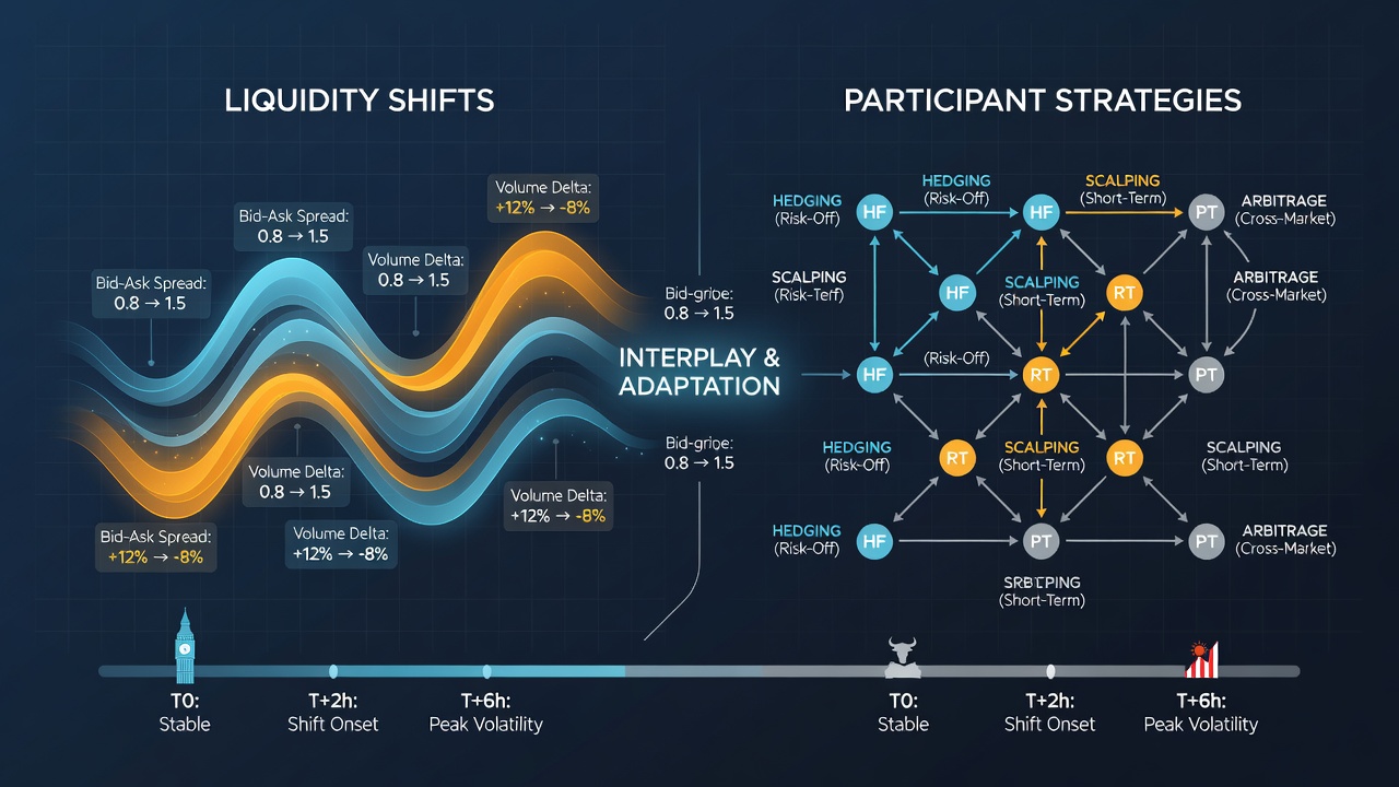 Participant strategy adjustments during liquidity changes in spread betting platforms